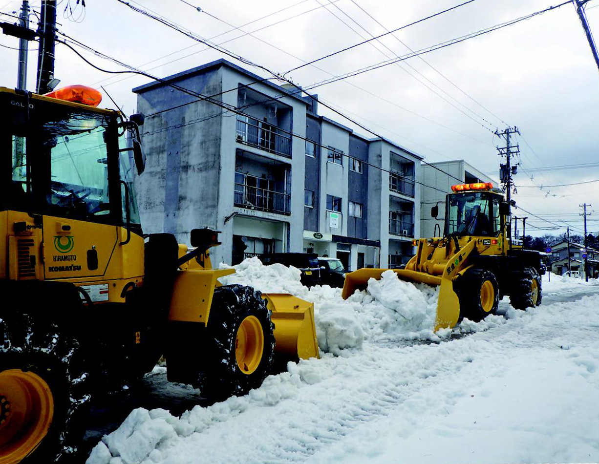 除雪作業